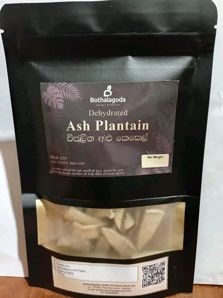 dehydrated ash plantains