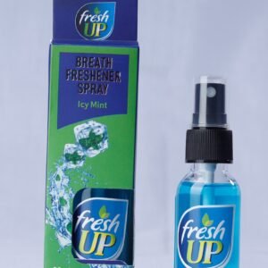Mint-flavoured breath freshener spray