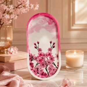 Sakura Tray – Elegant Cherry Blossom Decorative Tray